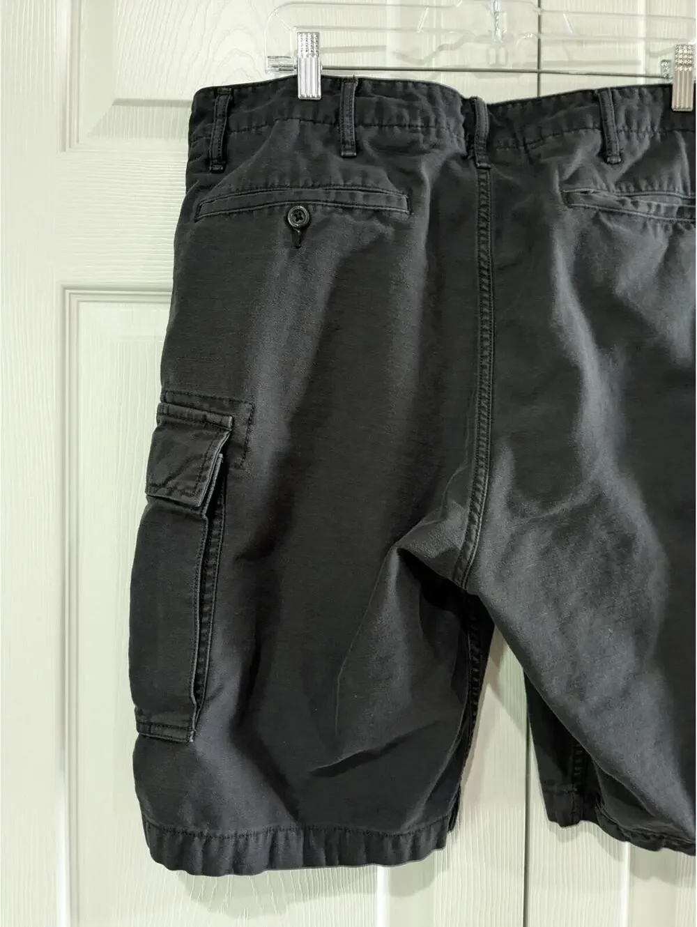 Levi's Men's Twill Cargo Shorts, Black, Size W36, Flat Front, Cotton